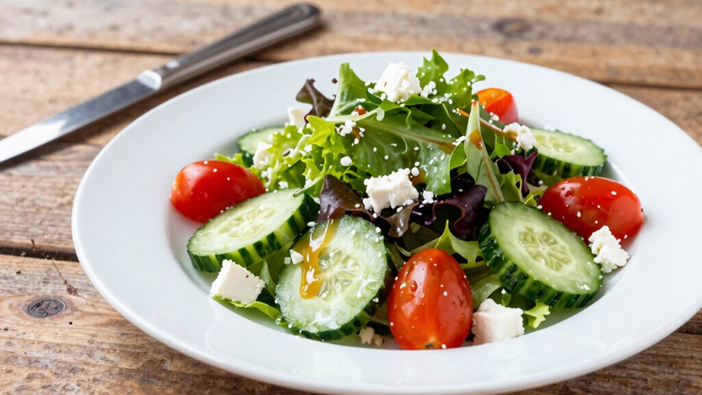 avoid overdressing and incompatible ingredients