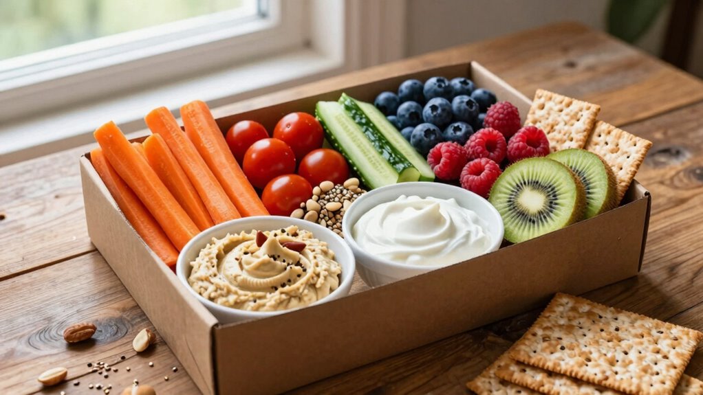 balanced portioned nutritious snacks