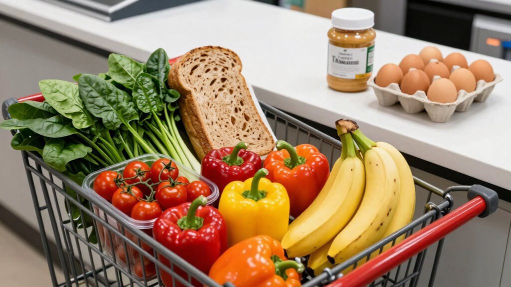 budget friendly healthy grocery shopping