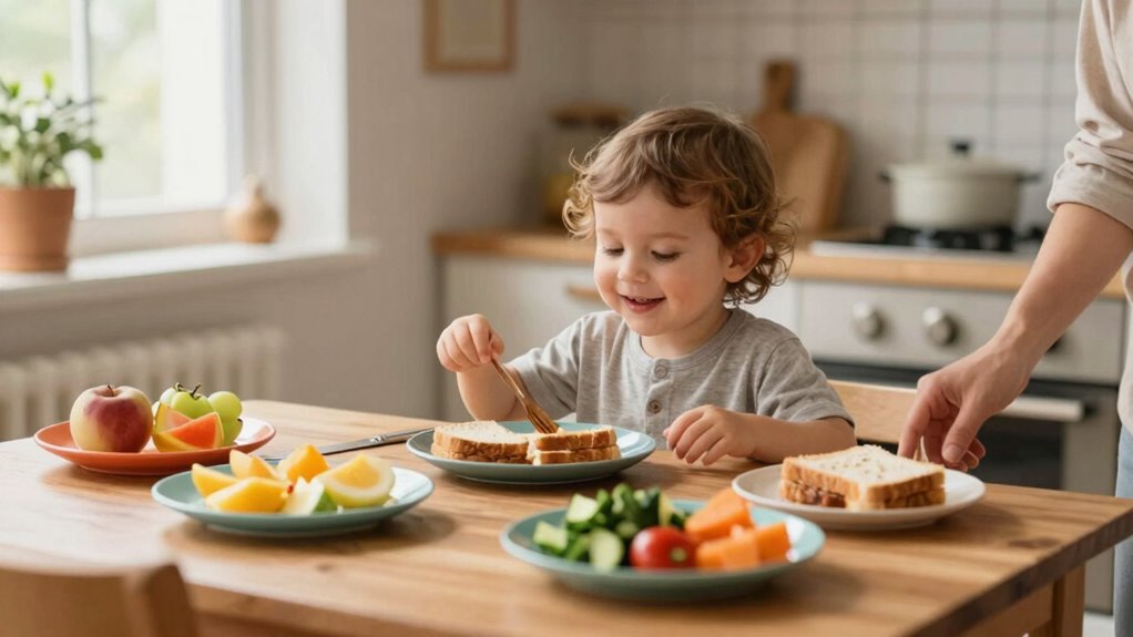 calm positive mealtime environment