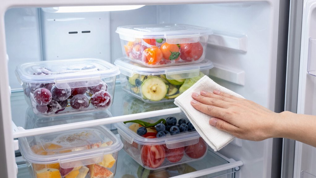 clean defrost odor prevention