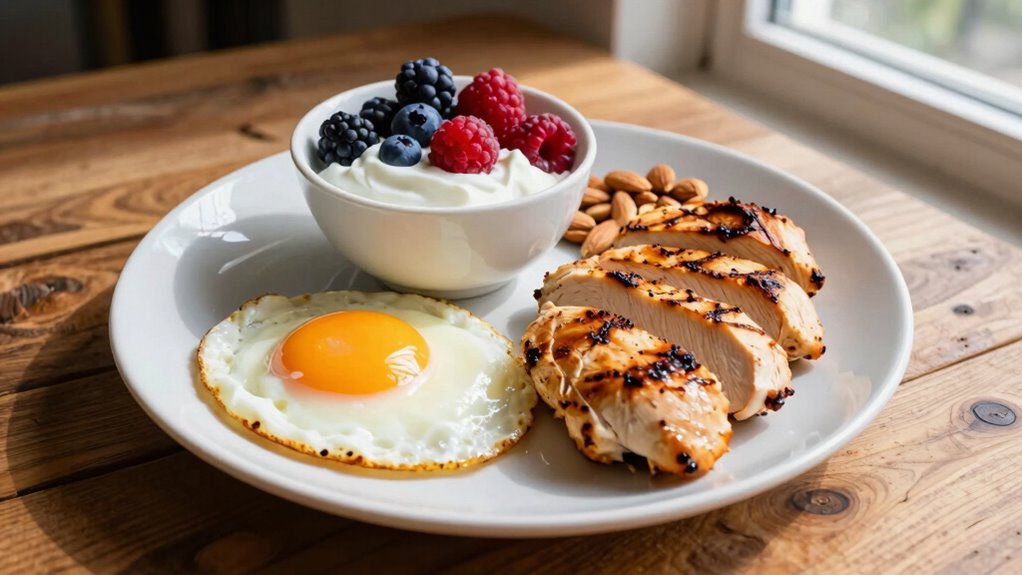consistent balanced protein intake