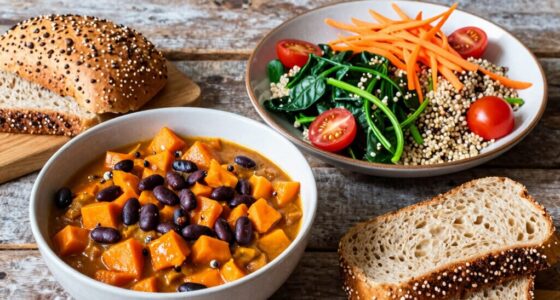 easy high fiber vegetarian meals