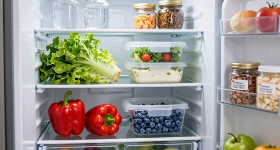 efficient healthy fridge organization