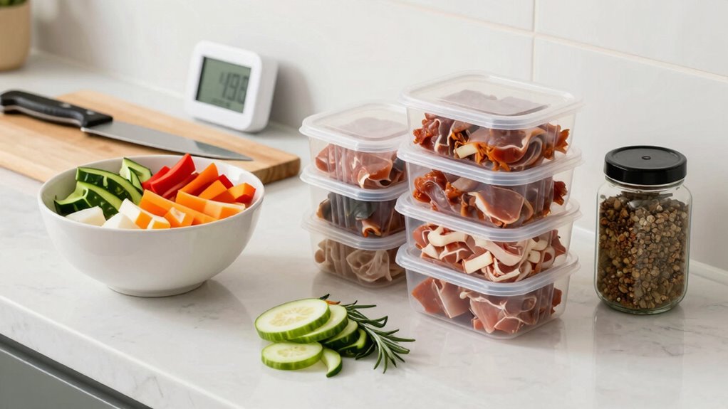 efficient organized grocery shopping