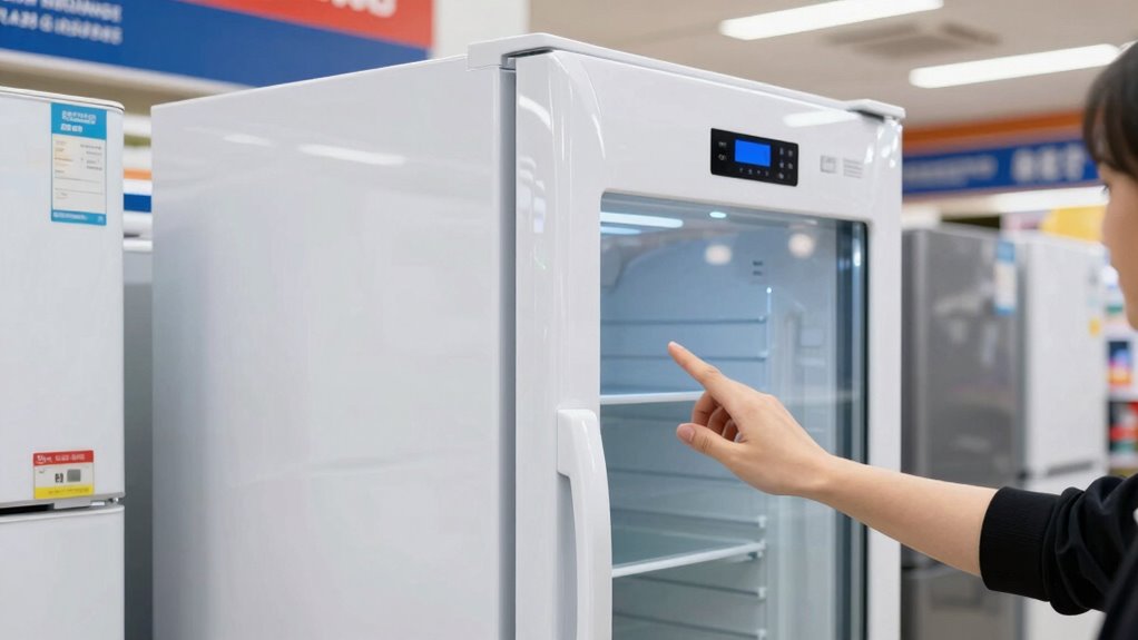 efficient quiet well organized freezer