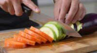 evenly cut vegetables efficiently