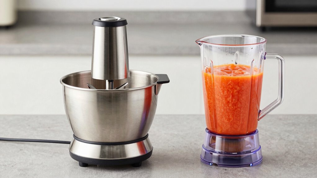 food processors vs blenders