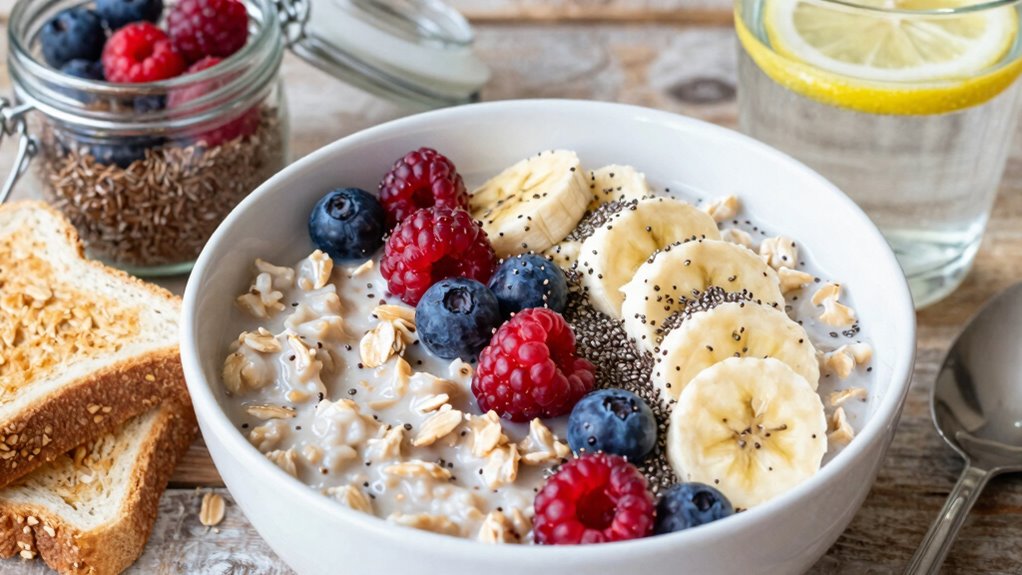 gradual fiber intake with hydration