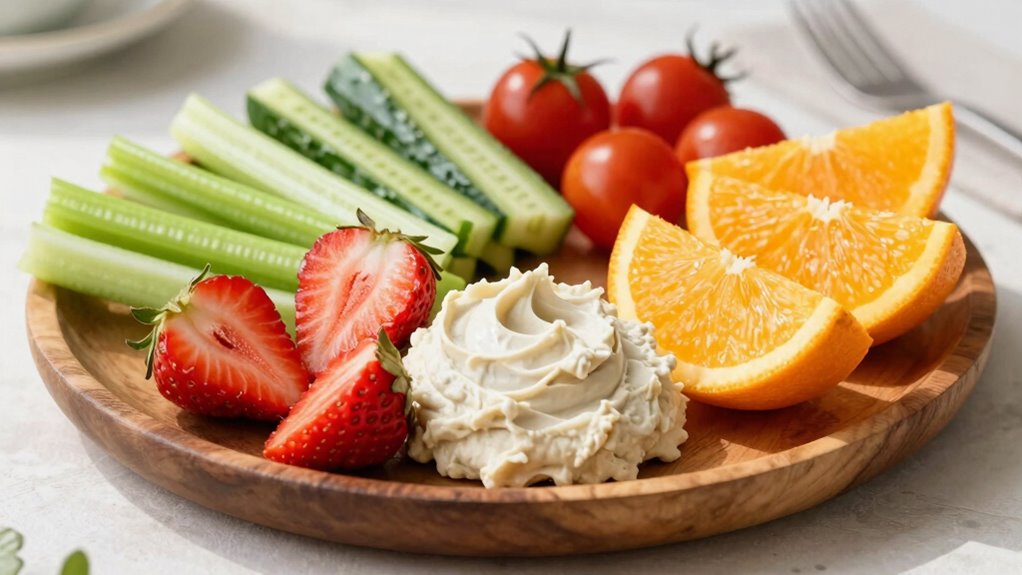 healthy colorful quick snacks