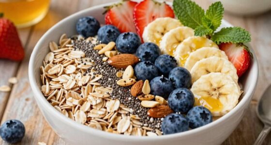 healthy high fiber breakfast options