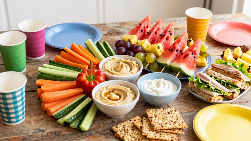 healthy kids party snacks