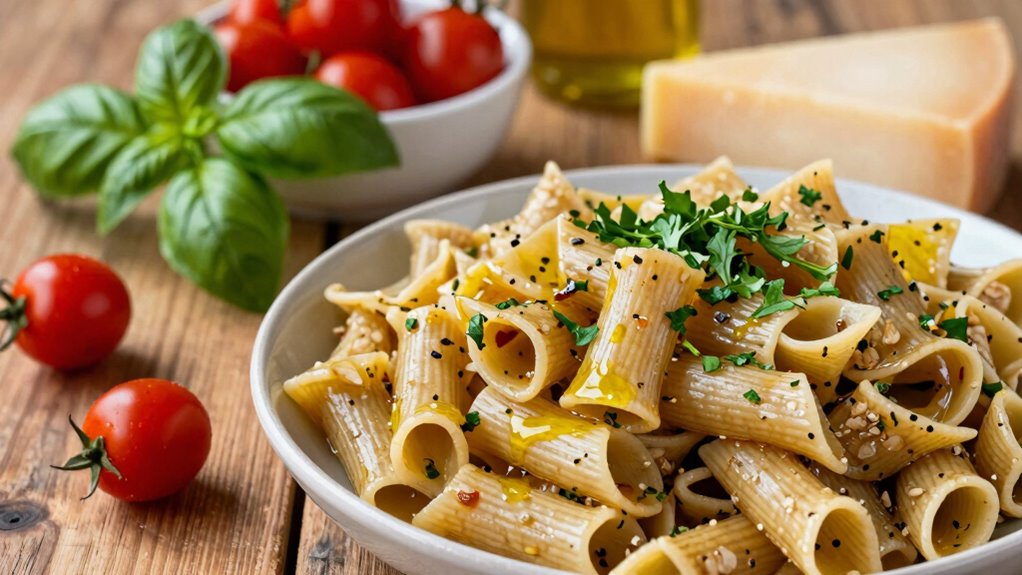healthy pasta with plant based ingredients