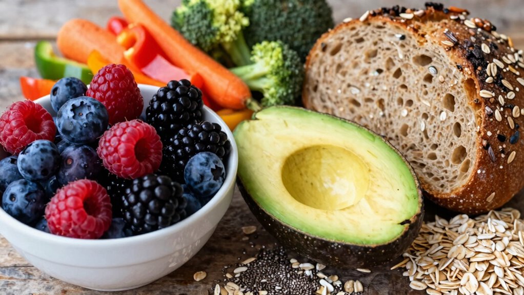 high fiber nutritious food choices