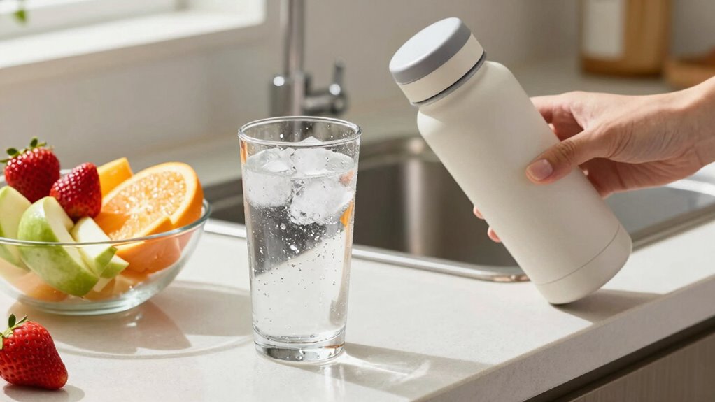 hydration reduces appetite stress