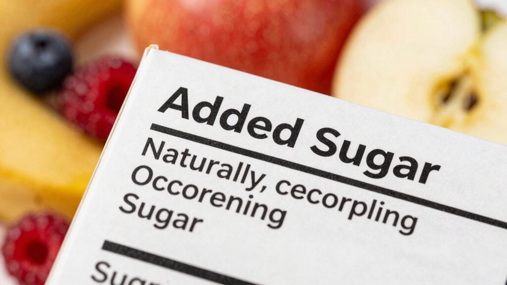 identify added sugars easily
