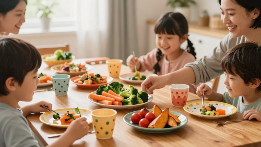 making vegetables fun together