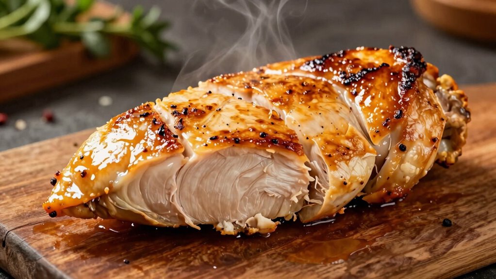 marinate season cook carefully