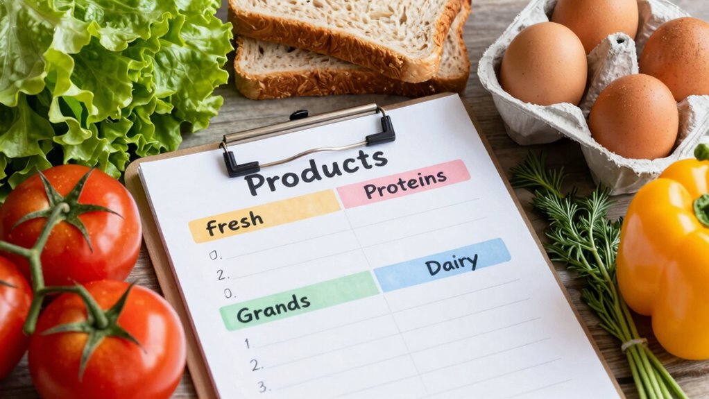 organize plan streamline shopping