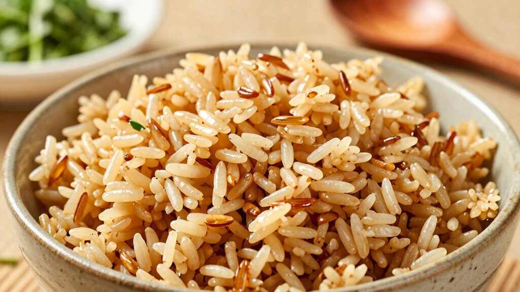 perfectly cooked brown rice