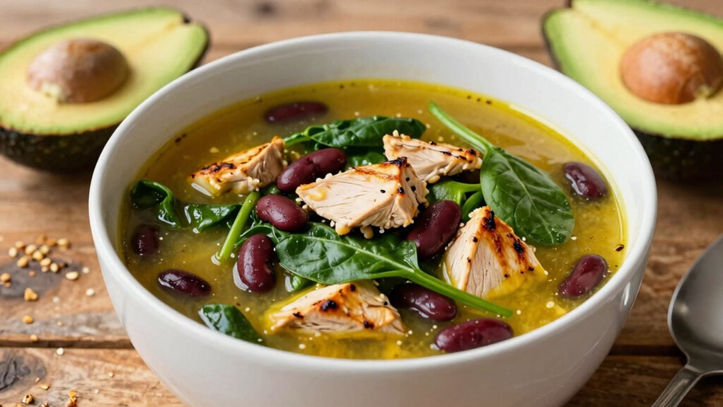 plant based protein rich soups