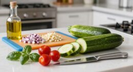 prepping dinner efficiently