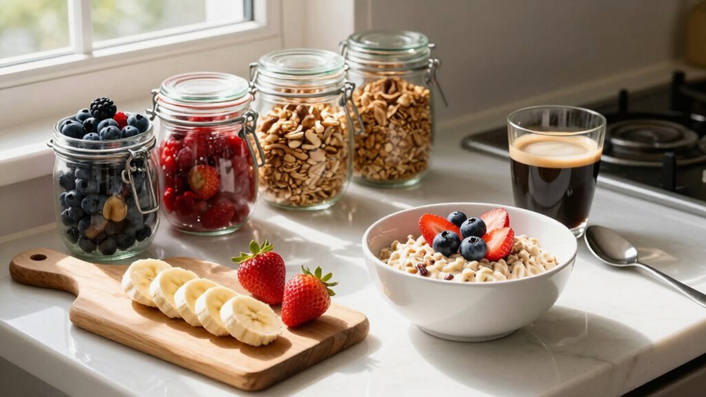 prepping nutritious efficient mornings