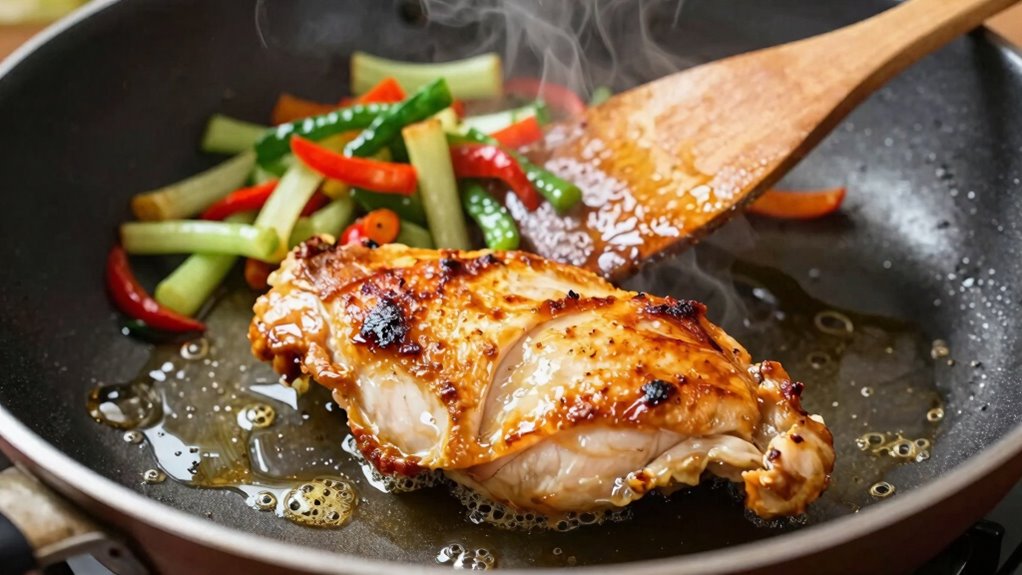 prevent sticking and crispiness