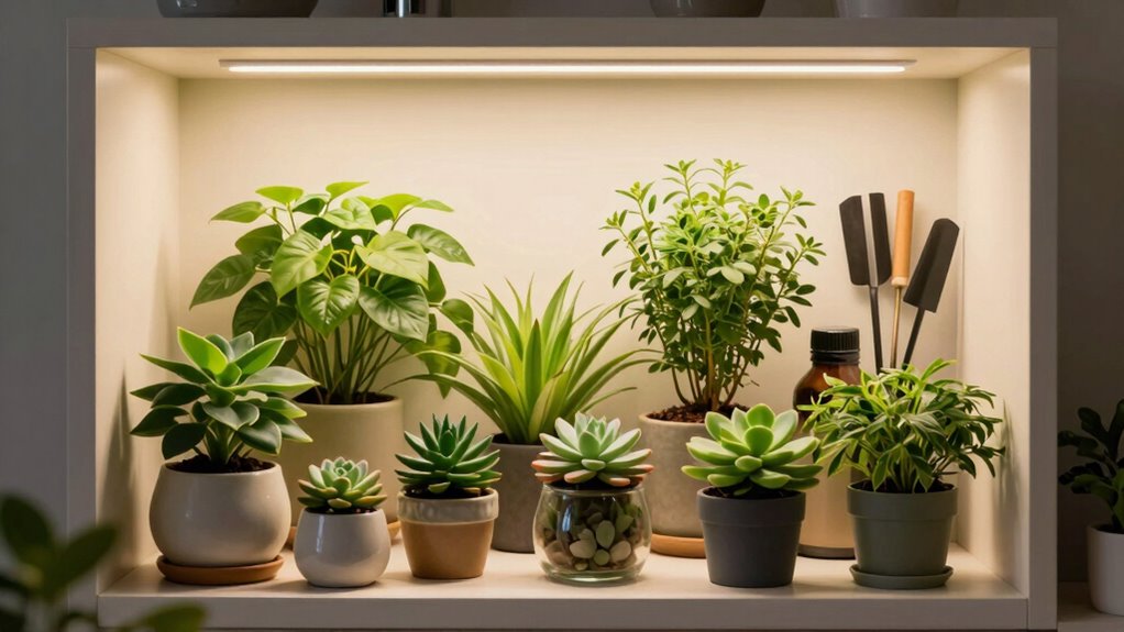 proper lighting and soil care