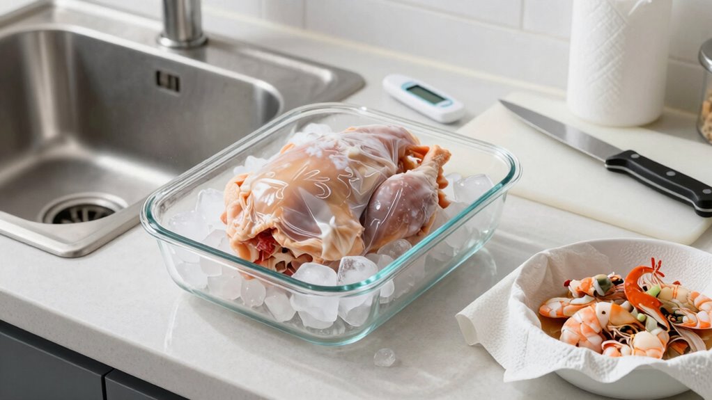 safe thawing food practices