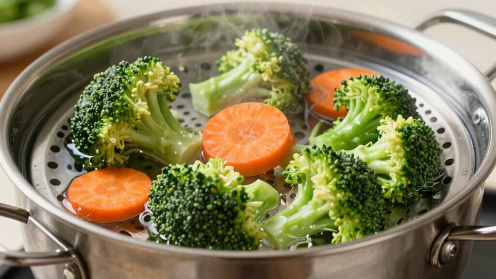 steam vegetables for freshness