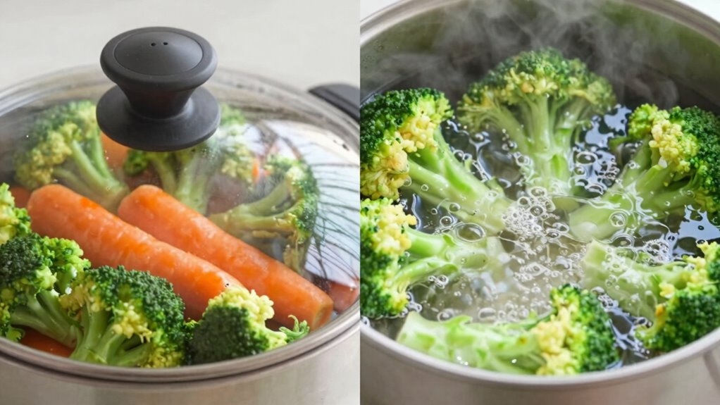 steaming preserves nutrients better