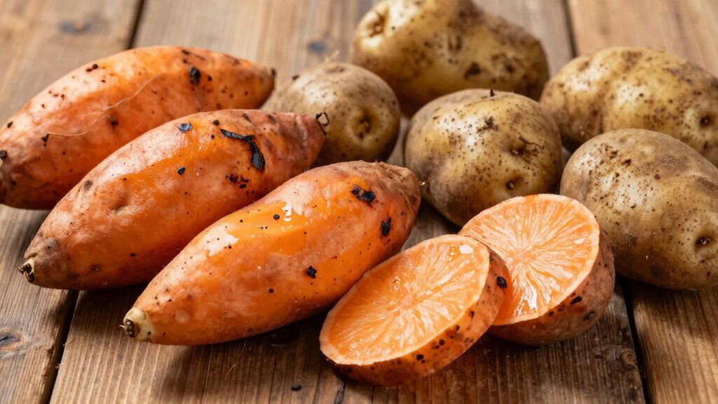 sweet vs regular potato nutrients