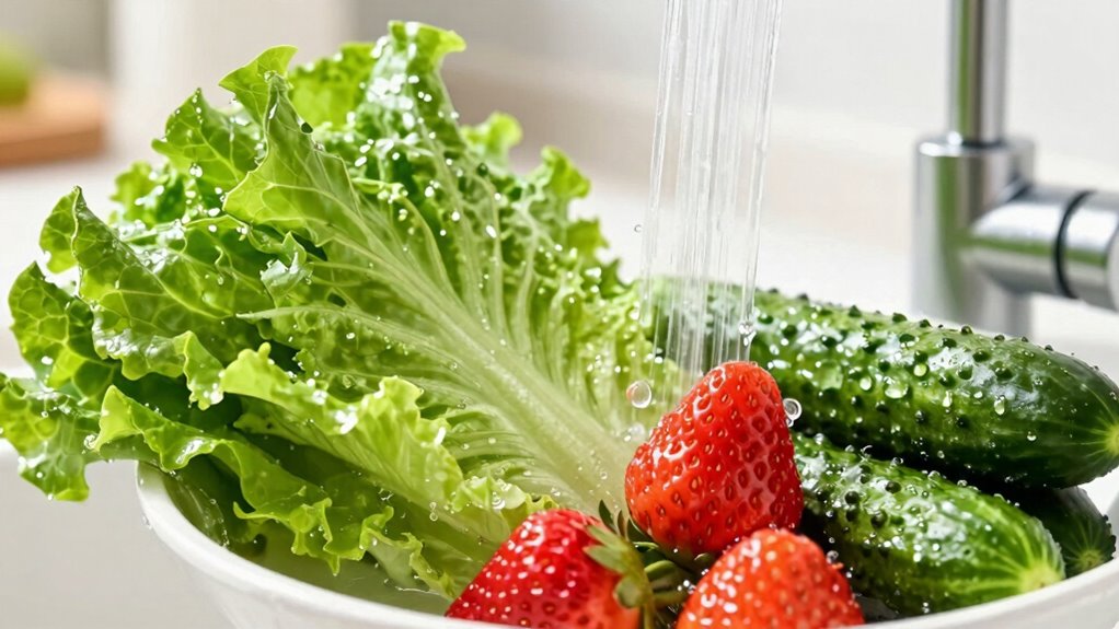 wash produce thoroughly
