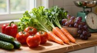 weekly produce quantity guidelines