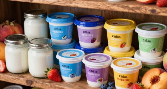 yogurt varieties and selection