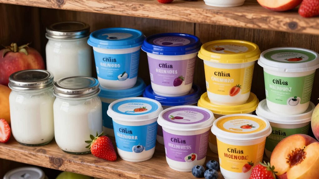 yogurt varieties and selection