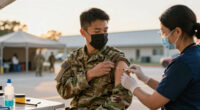 Military requiring flu vaccines for recruits as Air Force base deals with outbreak